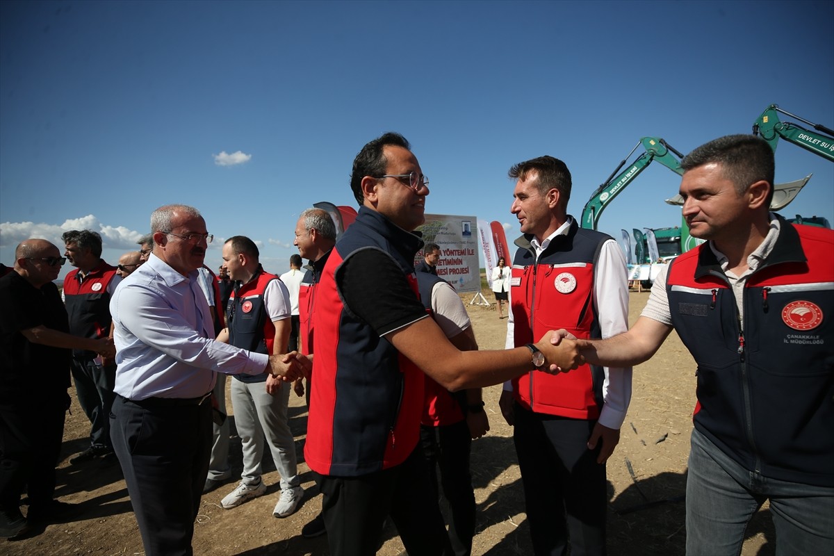 Çanakkale'nin Biga ilçesinde Gümüşçay beldesine bağlı Eğridere köyünde İl Tarım ve Orman...