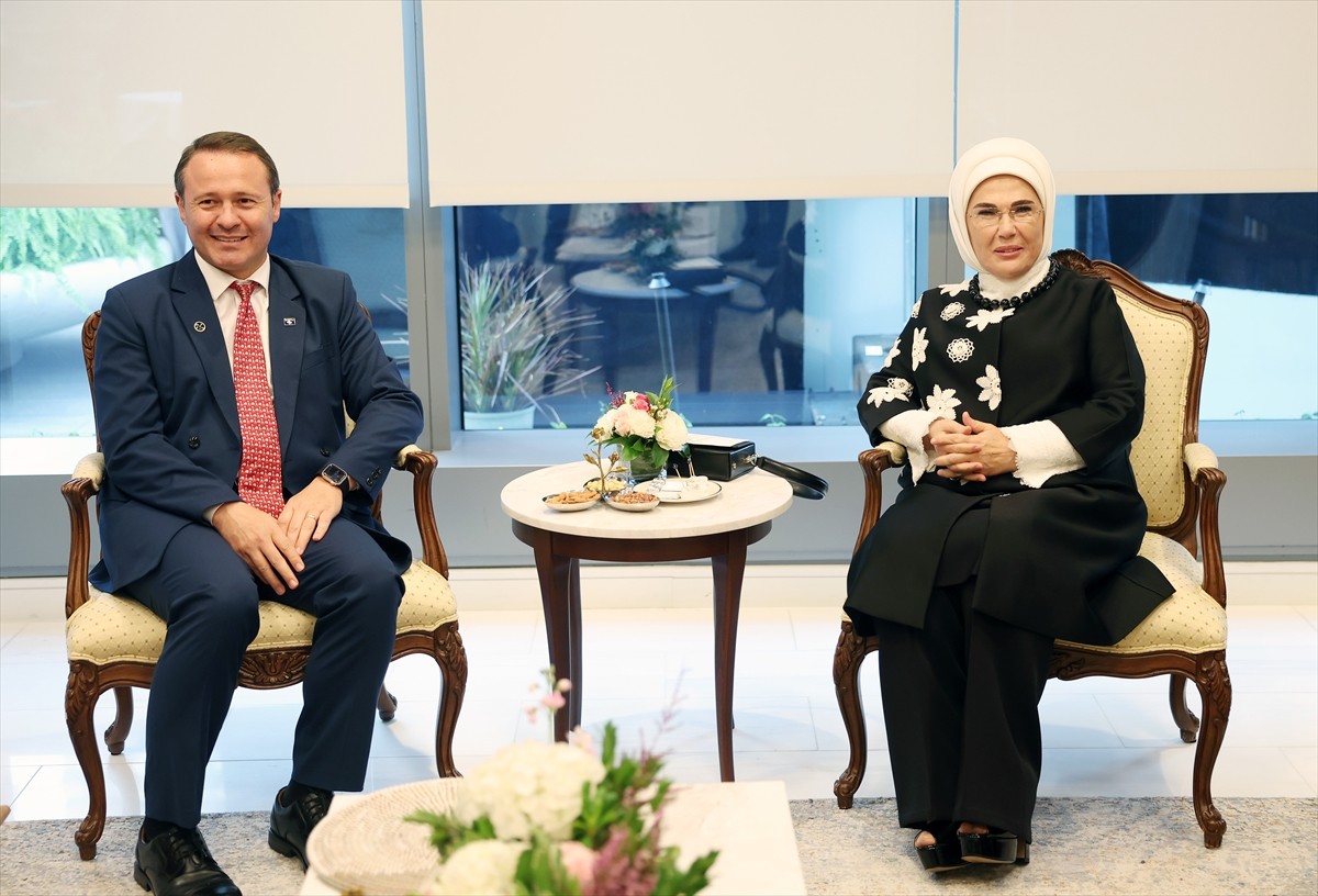 Cumhurbaşkanı Recep Tayyip Erdoğan'ın eşi, Birleşmiş Milletler (BM) Sıfır Atık Yüksek Düzeyli...