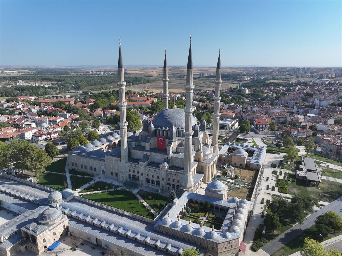 Edirne'deki Selimiye Camisi'nde restorasyon çalışmaları tamamlanmak üzere. Kültür ve Turizm...