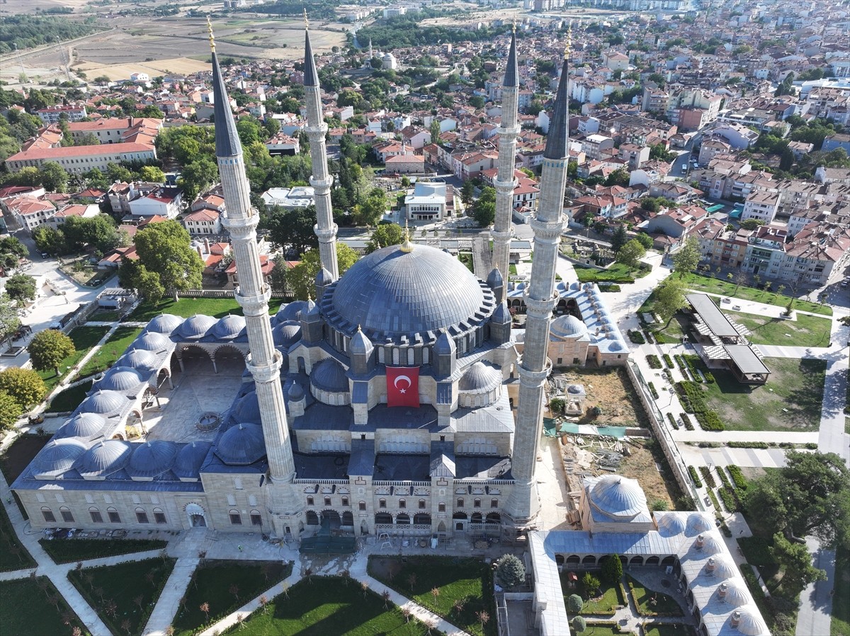 Edirne'deki Selimiye Camisi'nde restorasyon çalışmaları tamamlanmak üzere. Kültür ve Turizm...