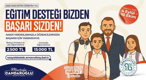 Eğitime destek belediyelerden geldi: İstanbul ve Tekirdağ'dan kırtasiye ve 15.000 TL destek Açıklandı