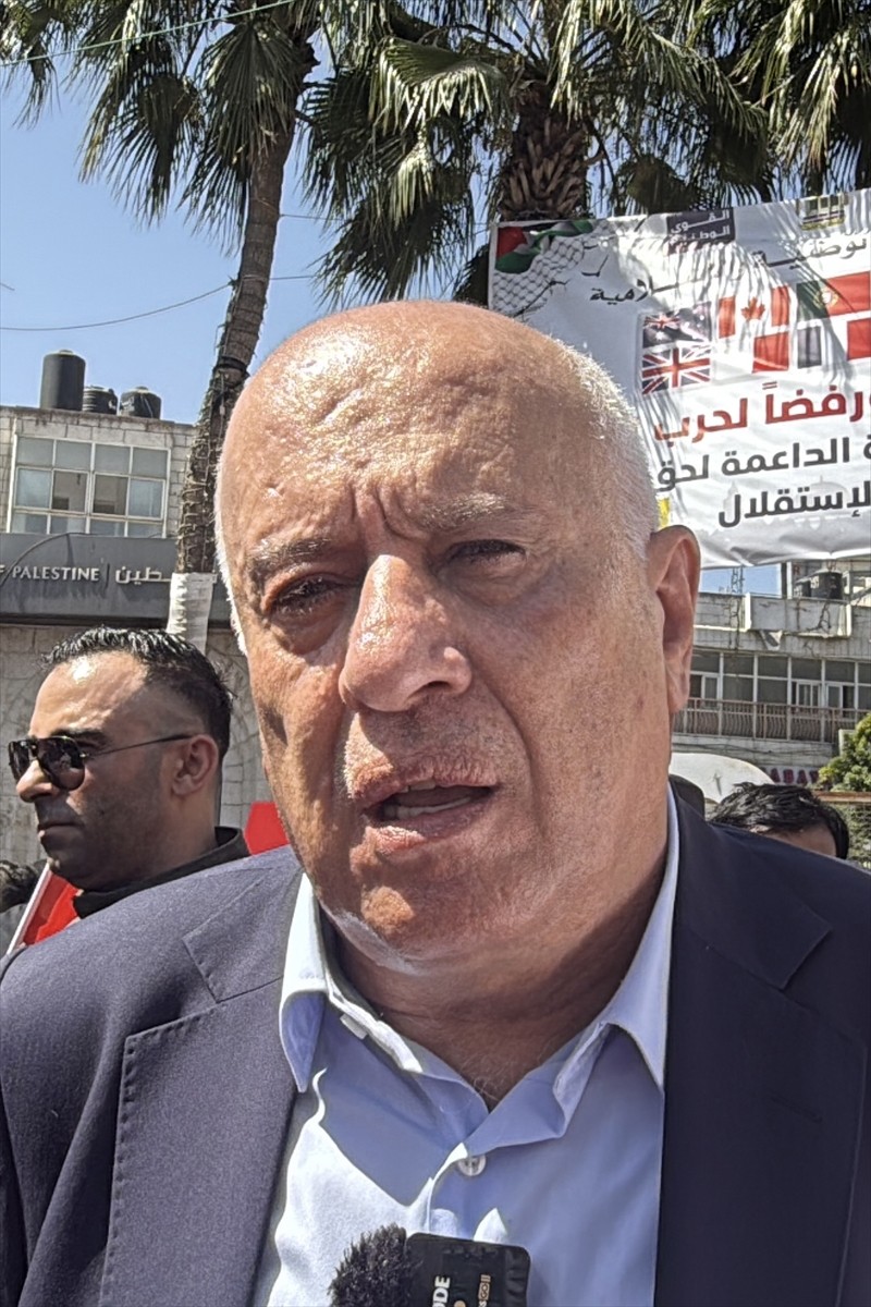 Fetih Hareketi Merkez Komitesi Genel Sekreteri Cibril er-Rucub, işgal altındaki Batı Şeria’nın...