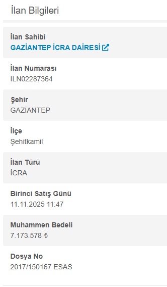 Gaziantep'te Milyonluk İcra: 36 Dönüm Tarla ve Lüks Daire Yeni Sahiplerini Arıyor! 