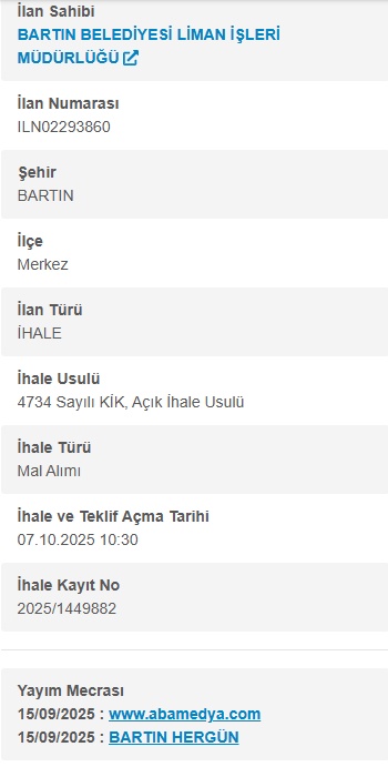 Kamu Kurumları İhalelere Hazırlanıyor: Kütahya, Bartın ve Bursa'da Büyük Projeler