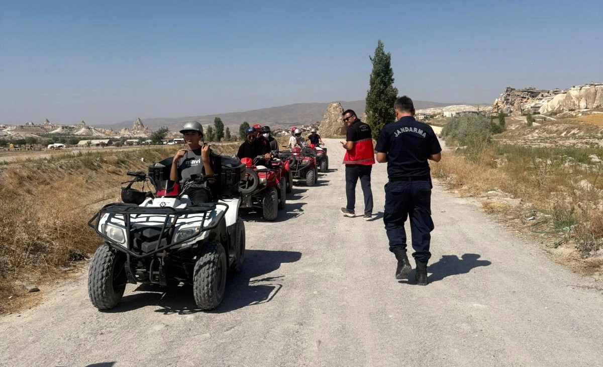 Kapadokya Alan Başkanlığı, kaçak faaliyet yürüten veya bölgenin doğal dokusuna zarar veren ATV tur...