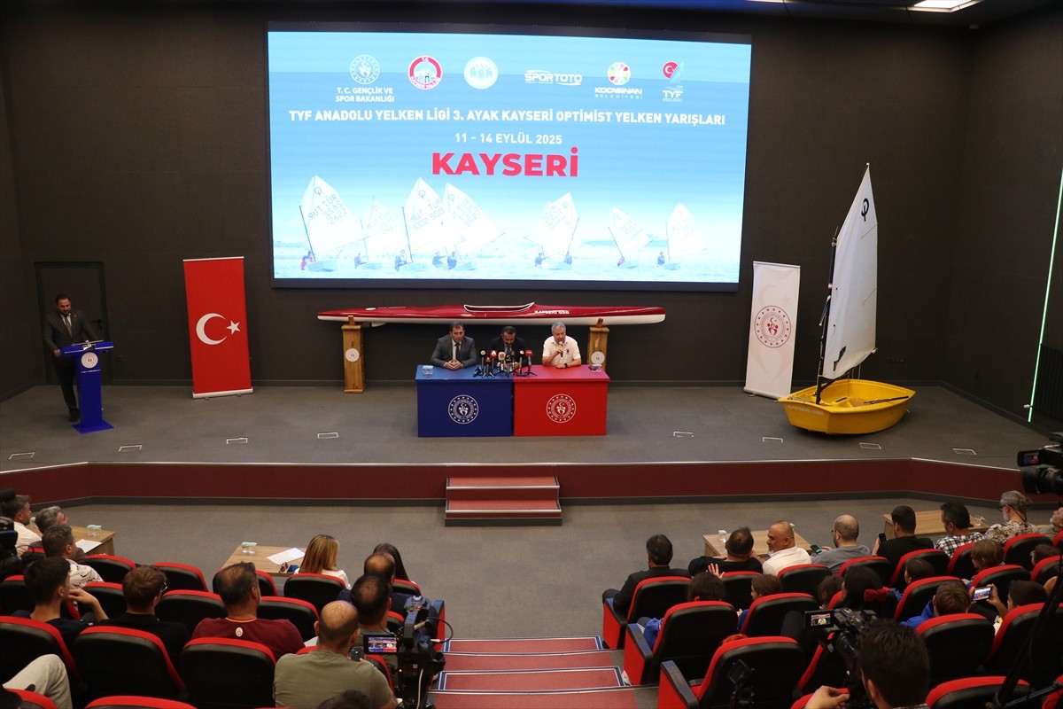 Kayseri'de düzenlenecek Türkiye Yelken Federasyonu (TYF) Anadolu Yelken Ligi 3. Ayak Kayseri...