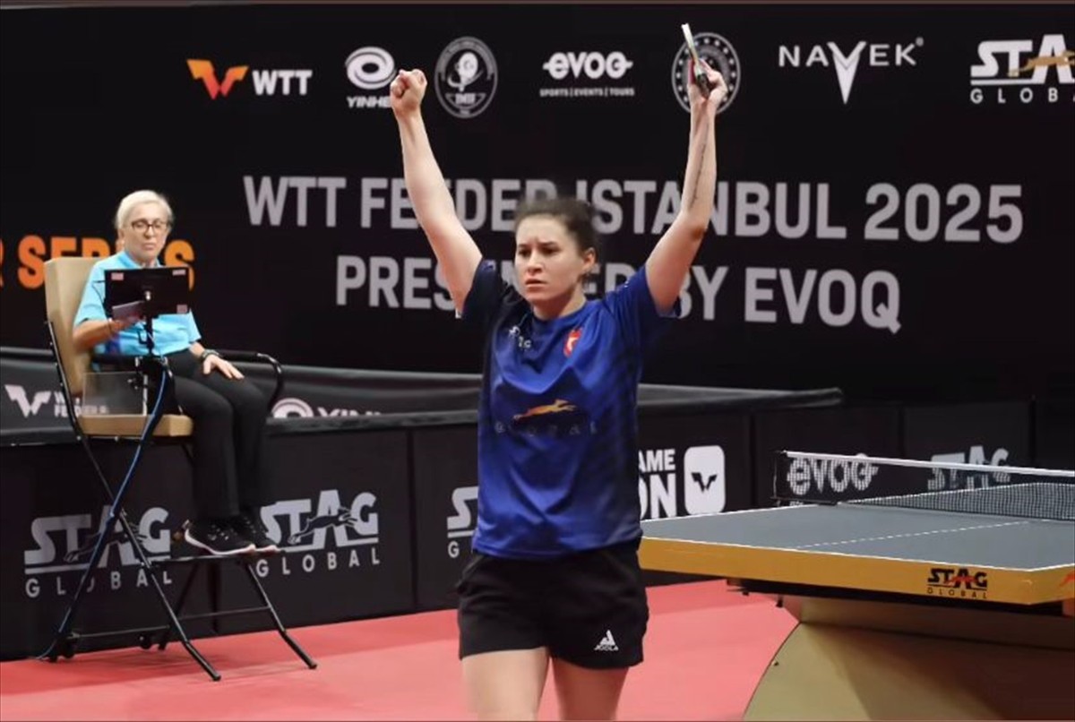 Milli masa tenisçi Sibel Altınkaya, İstanbul'da düzenlenen WTT Feeder Turnuvası'nda gümüş madalya...