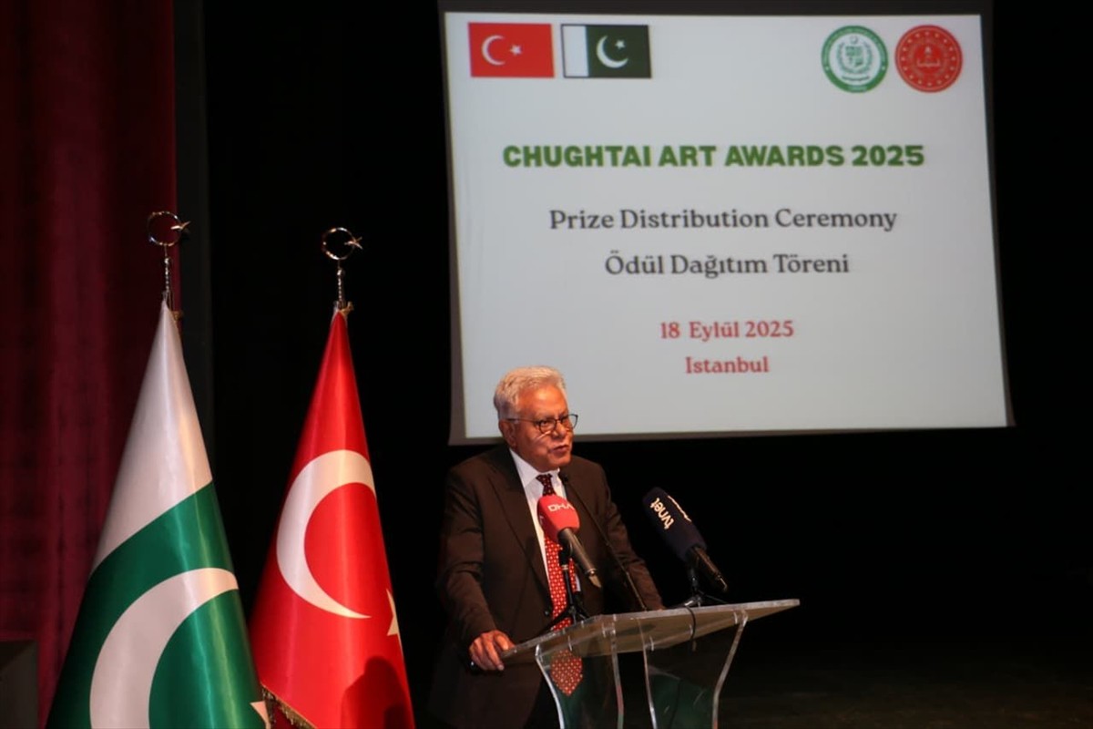 "Pakistan-Türkiye: İki Devlet, Tek Millet" teması altında düzenlenen "Chughtai Sanat Ödülleri...
