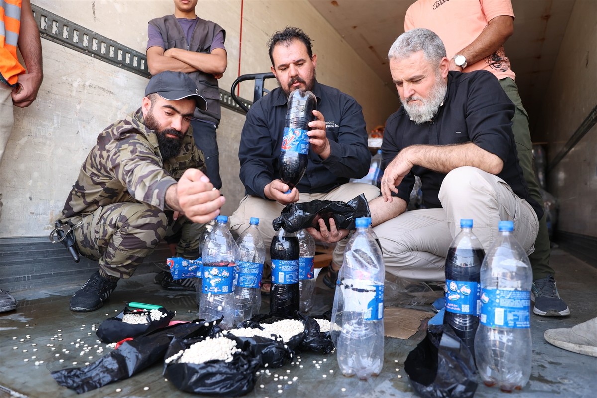 Suriye İçişleri Bakanlığına bağlı Uyuşturucuyla Mücadele İdaresi, Ürdün sınırındaki Nasib Sınır...