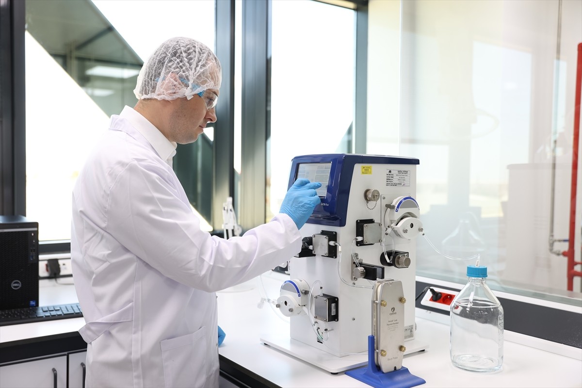 Tekirdağ'ın Ergene ilçesinde Polifarma tarafından kurulan AR-GE Hammadde ve İlaç Üretim...