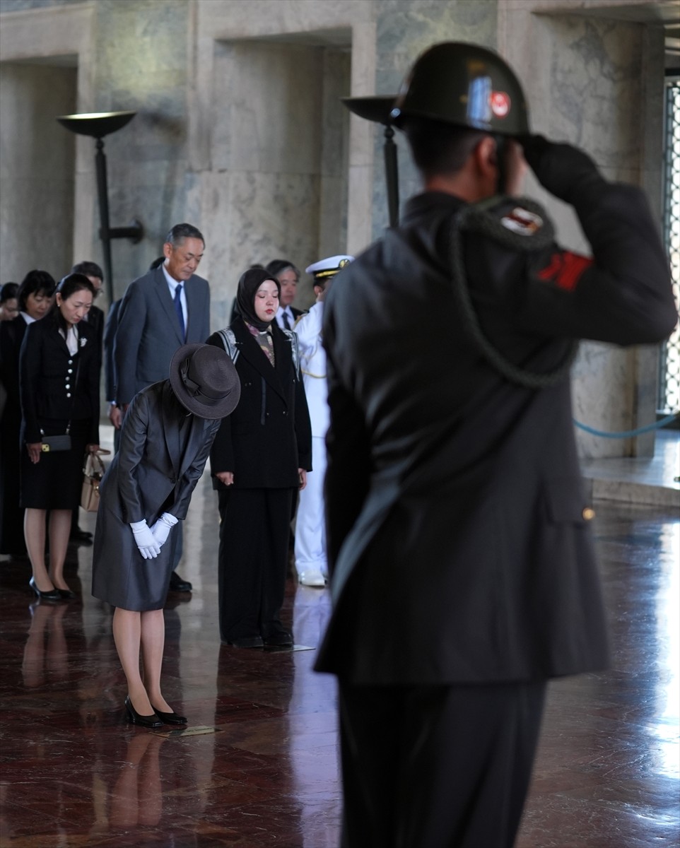 Türkiye'de bulunan Japonya Altes Prensesi Akiko Mikasa, Ankara'daki temasları kapsamında...