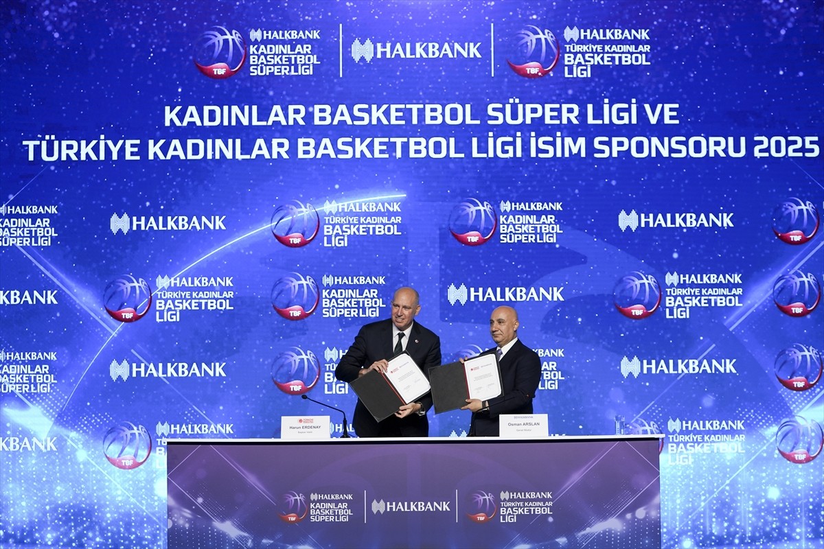 Türkiye Basketbol Federasyonu (TBF) ile Halkbank arasında Kadınlar Basketbol Süper Ligi ve Türkiye...