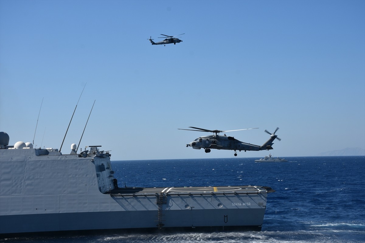 Türkiye-Mısır Dostluk Denizi-2025 (Bahr El Sadaka) Tatbikatı'nın seçkin gözlemci günü safhası...