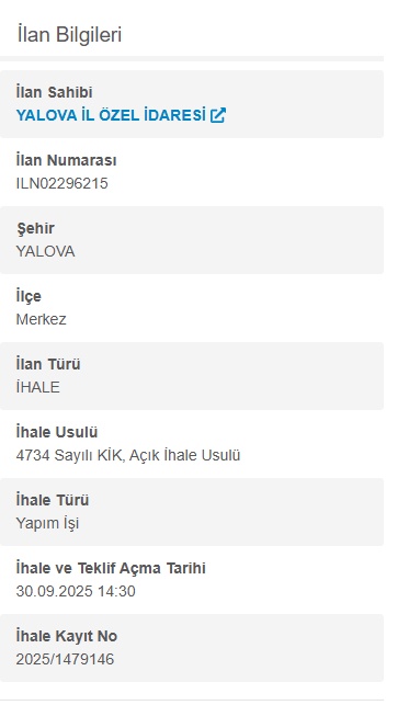 Yalovalılar dikkat! 3 Ayrı Proje Açıklandı: Tek Tek İhaleye Çıkacak!