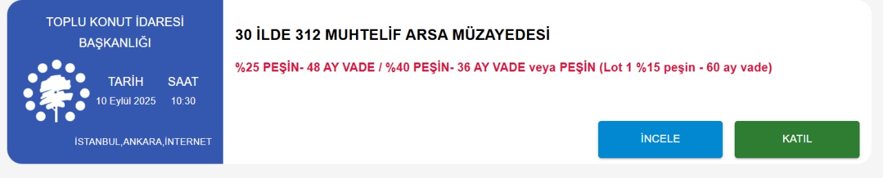 Yatırımcılara ve evini kurmak isteyenlere TOKİ müjdesi! O 30 ili yakından ilgilendiriyor