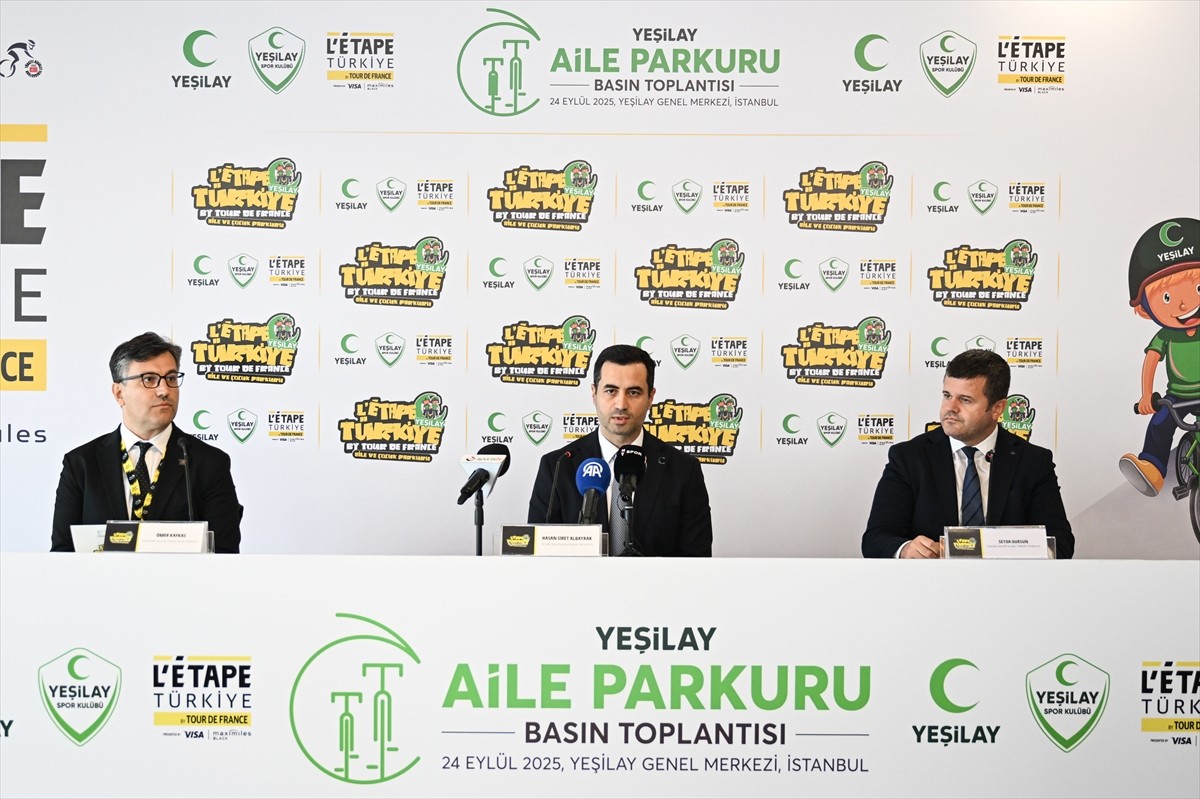 Yeşilay Spor Kulübünün, "L'Etape Türkiye by Tour de France" amatör bisiklet yarışı kapsamında...