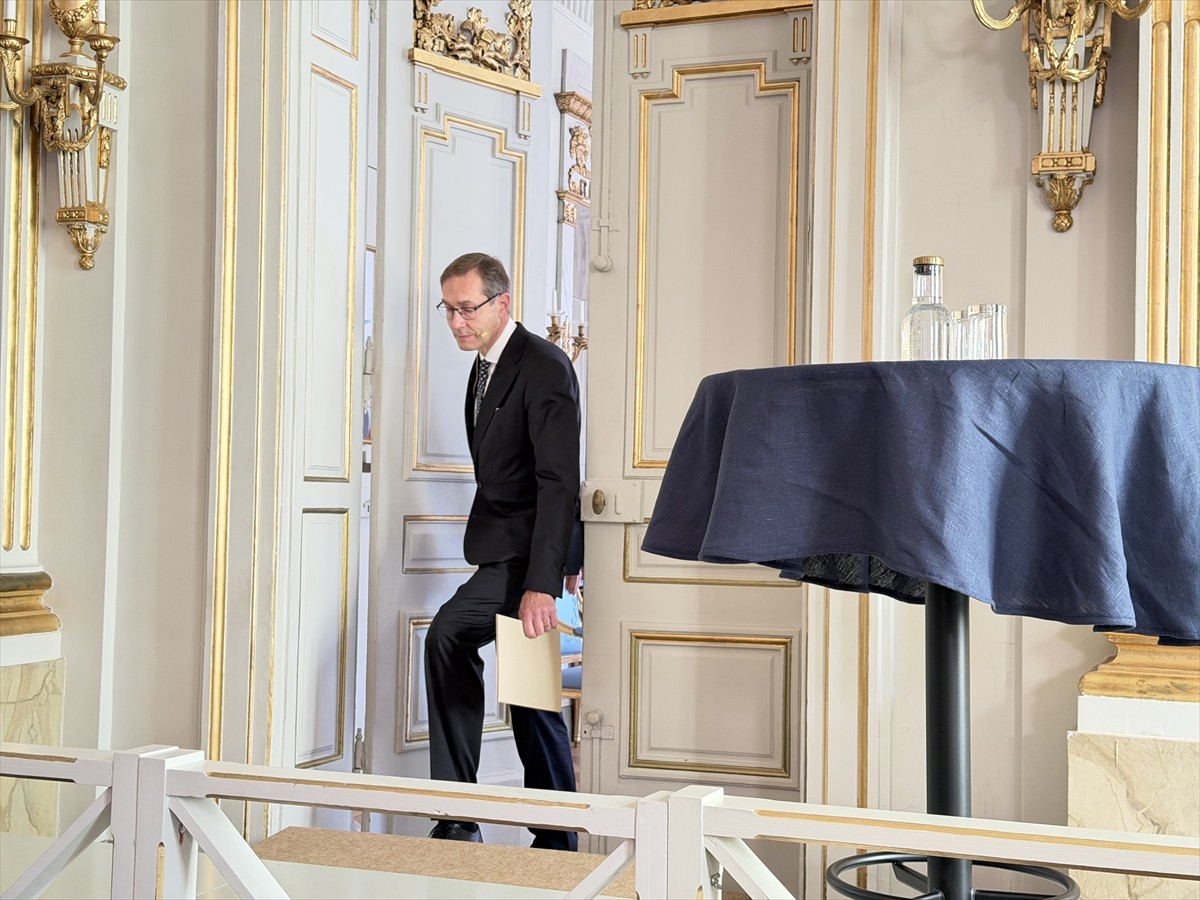 2025 Nobel Edebiyat Ödülü'nün sahibi, İsveç Kraliyet Bilimler Akademisi'nde düzenlenen basın...