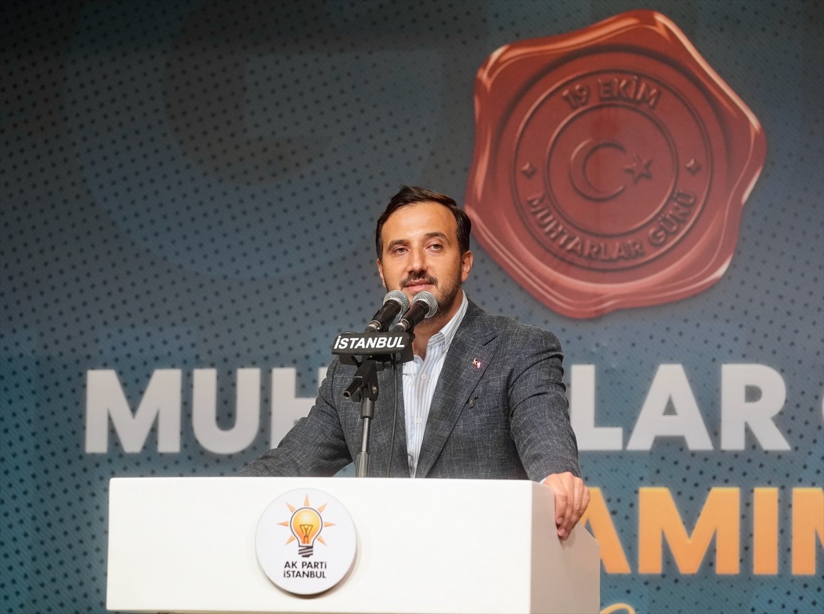 AK Parti İstanbul İl Başkanlığı, 19 Ekim Muhtarlar Günü dolayısıyla düzenlenen programda İstanbul...