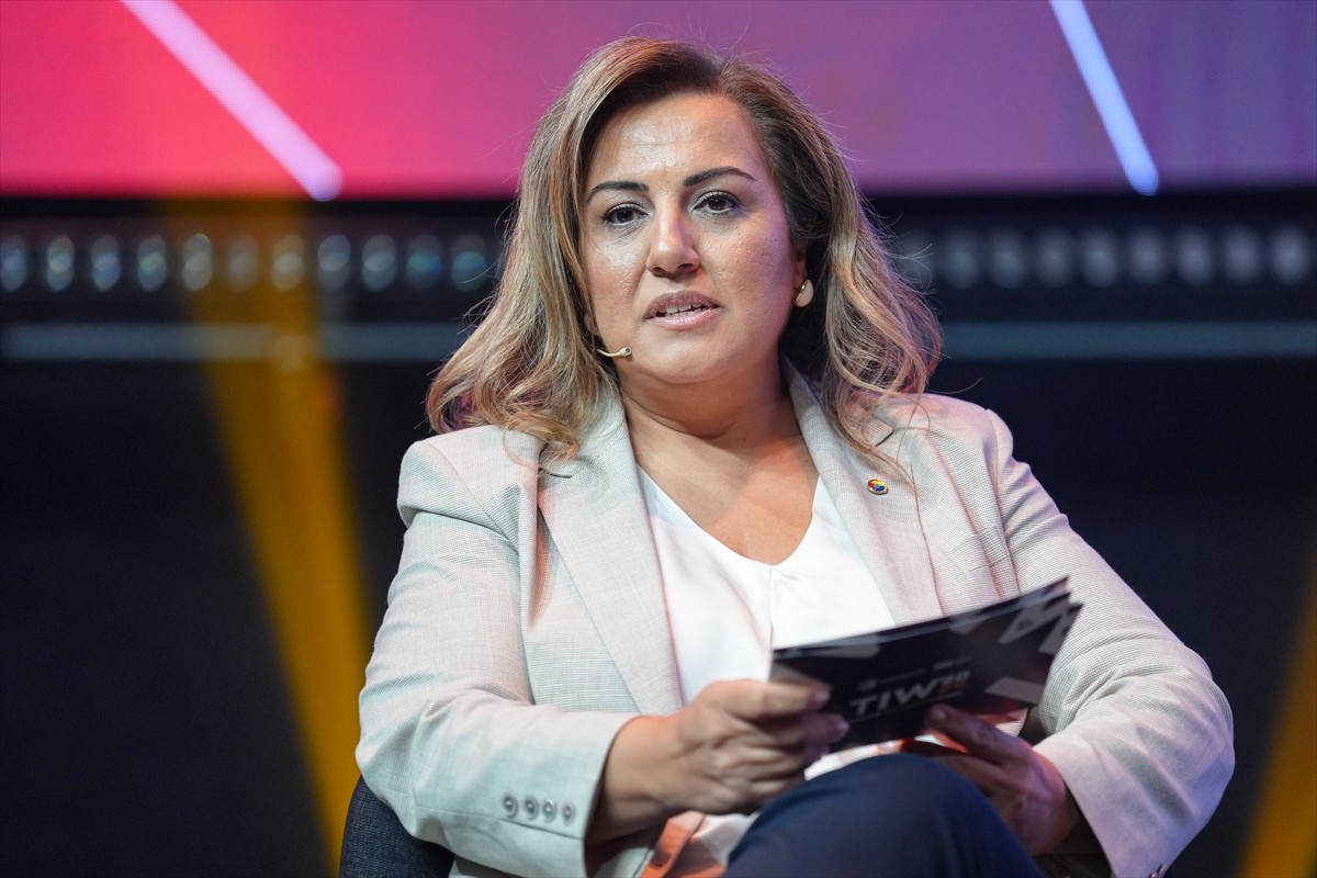 Anadolu Ajansı’nın (AA) global iletişim ortağı olduğu Haliç Kongre Merkezi’nde, Türkiye...