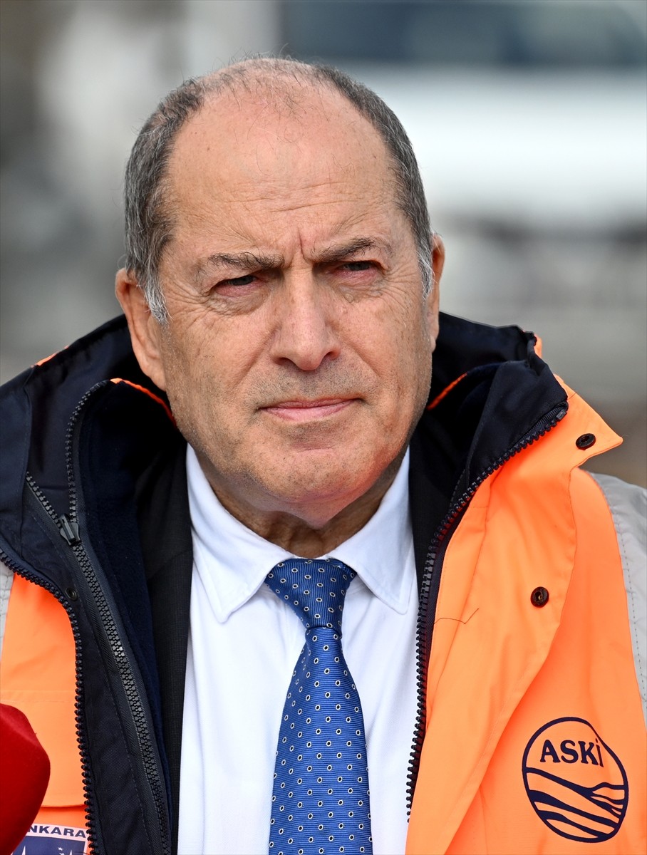 Ankara Su ve Kanalizasyon İdaresi (ASKİ) Genel Müdürü Memduh Aslan Akçay, Kesikköprü İçme Suyu Ana...