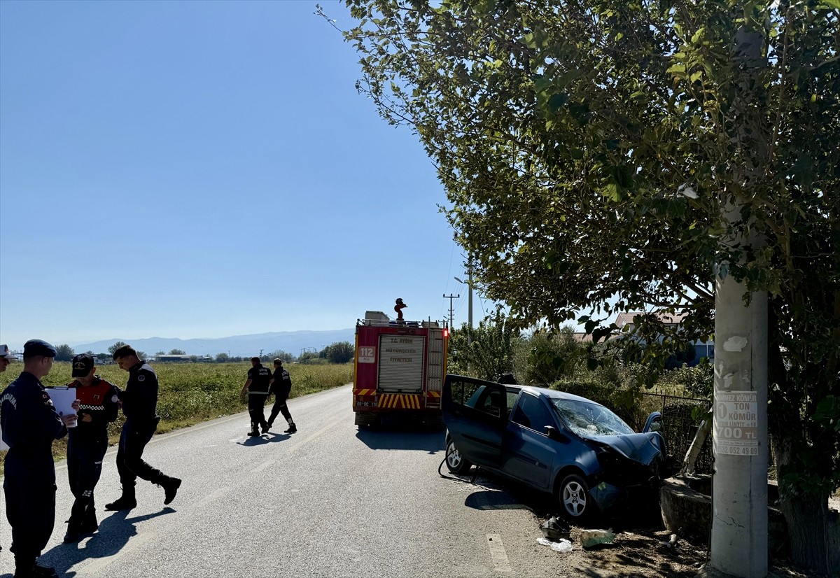 Aydın'ın Germencik ilçesinde sulama kanaletine çarpan otomobilin sürücüsü hayatını kaybetti. İhbar...