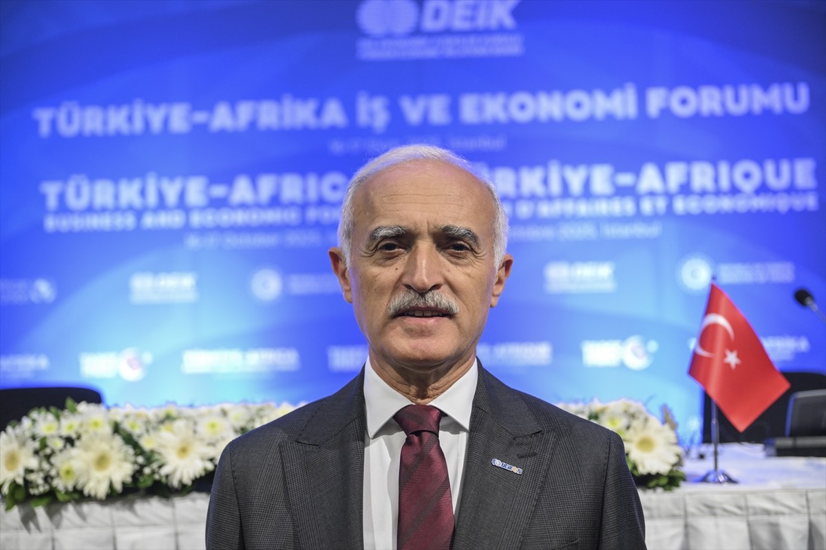 Dış Ekonomik İlişkiler Kurulu (DEİK) Başkanı Nail Olpak, Anadolu Ajansının (AA) Global İletişim...