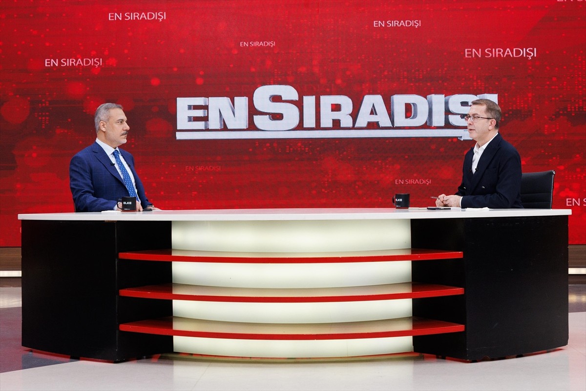 Dışişleri Bakanı Hakan Fidan, Ülke TV’de yayınlanan “En Sıradışı” isimli televizyon programına...