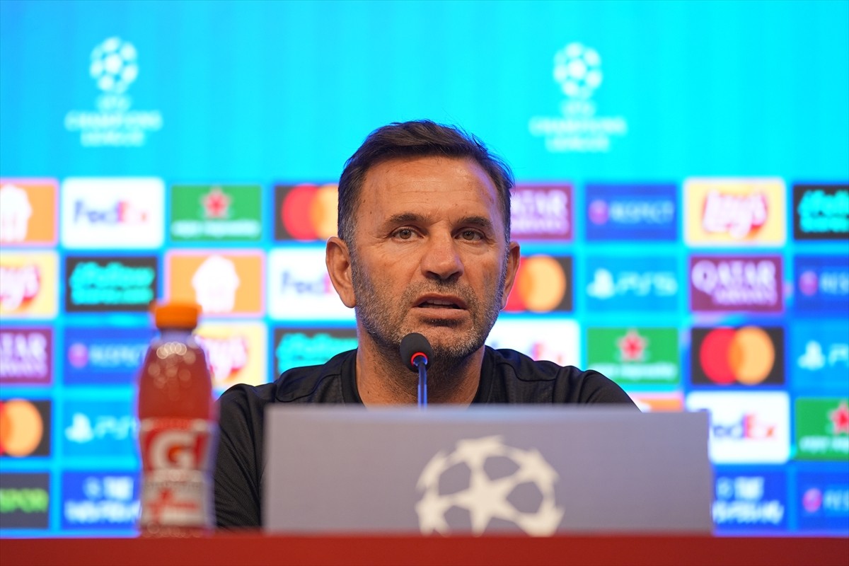 Galatasaray Teknik Direktörü Okan Buruk, RAMS Park'ta yarın saat 19.45'da başlayacak müsabaka...