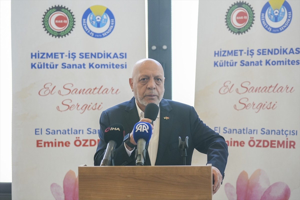 HAK-İŞ Konfederasyonu Hizmet-İş Sendikası Kültür ve Sanat Komitesi Başkanlığınca "El Sanatları...