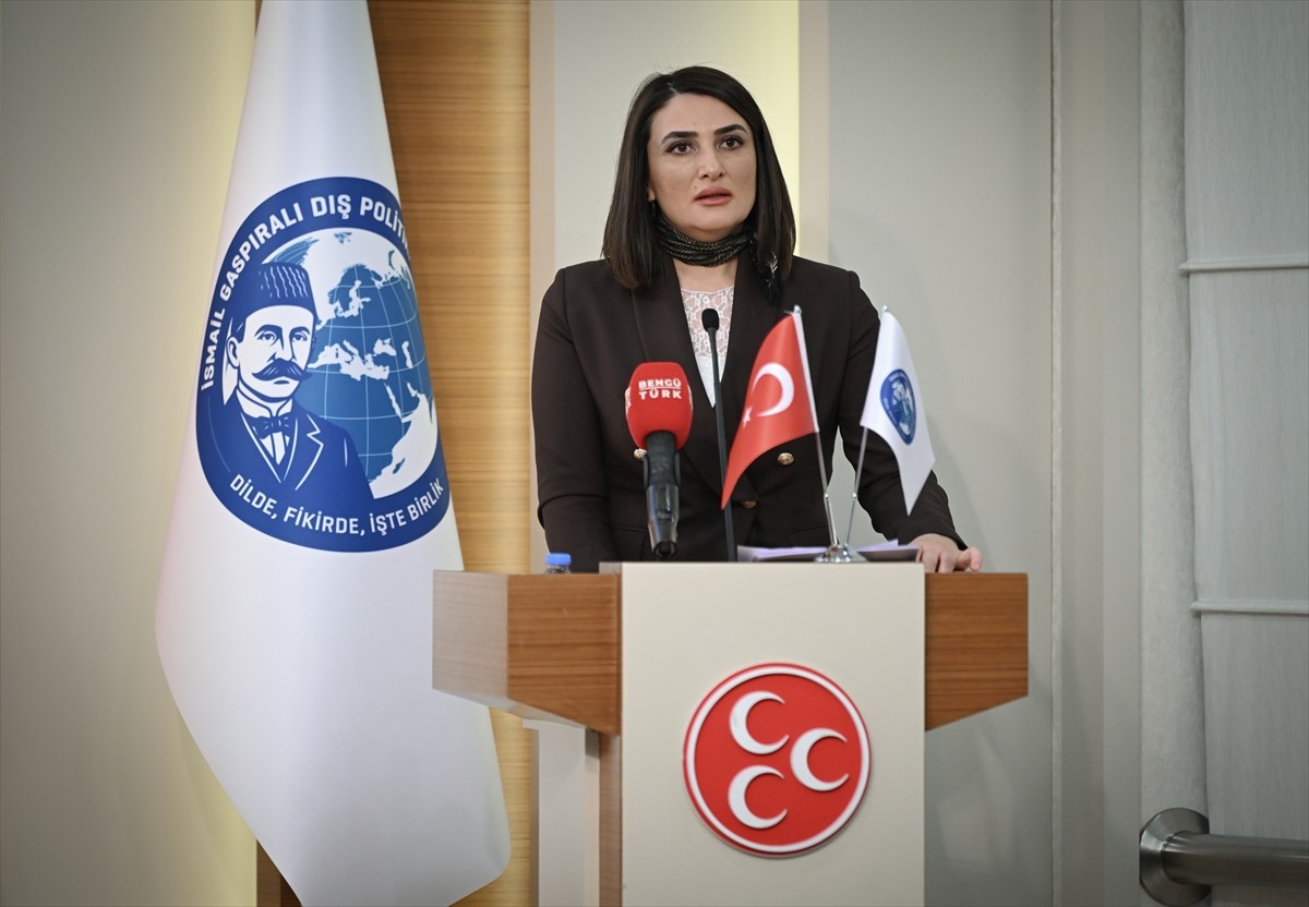 MHP bünyesinde kurulan İsmail Gaspıralı Dış Politika Enstitüsünün açılışı, MHP Genel Merkezi'nde...