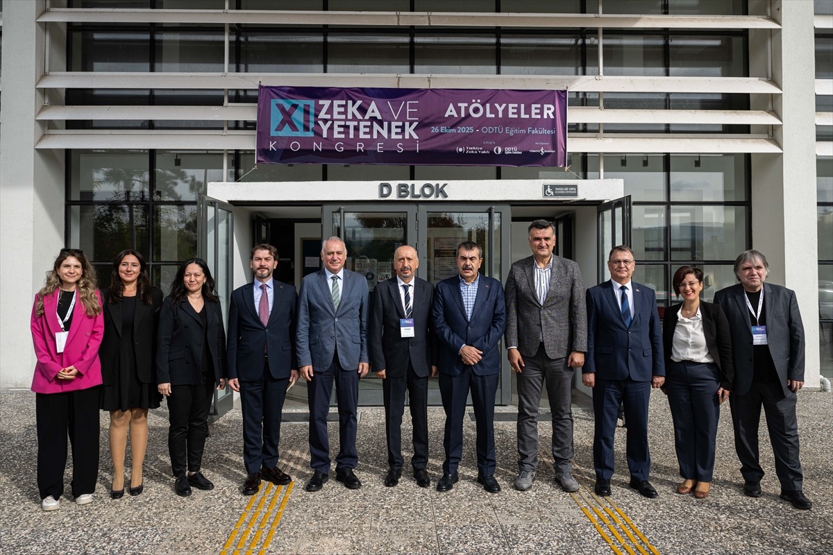 Milli Eğitim Bakanı Yusuf Tekin, Orta Doğu Teknik Üniversitesi (ODTÜ) Eğitim Fakültesi'nde...
