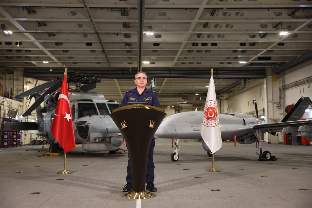 MSB Basın ve Halkla İlişkiler Müşaviri ve Bakanlık Sözcüsü Tuğamiral Zeki Aktürk, Denizkurdu-I...