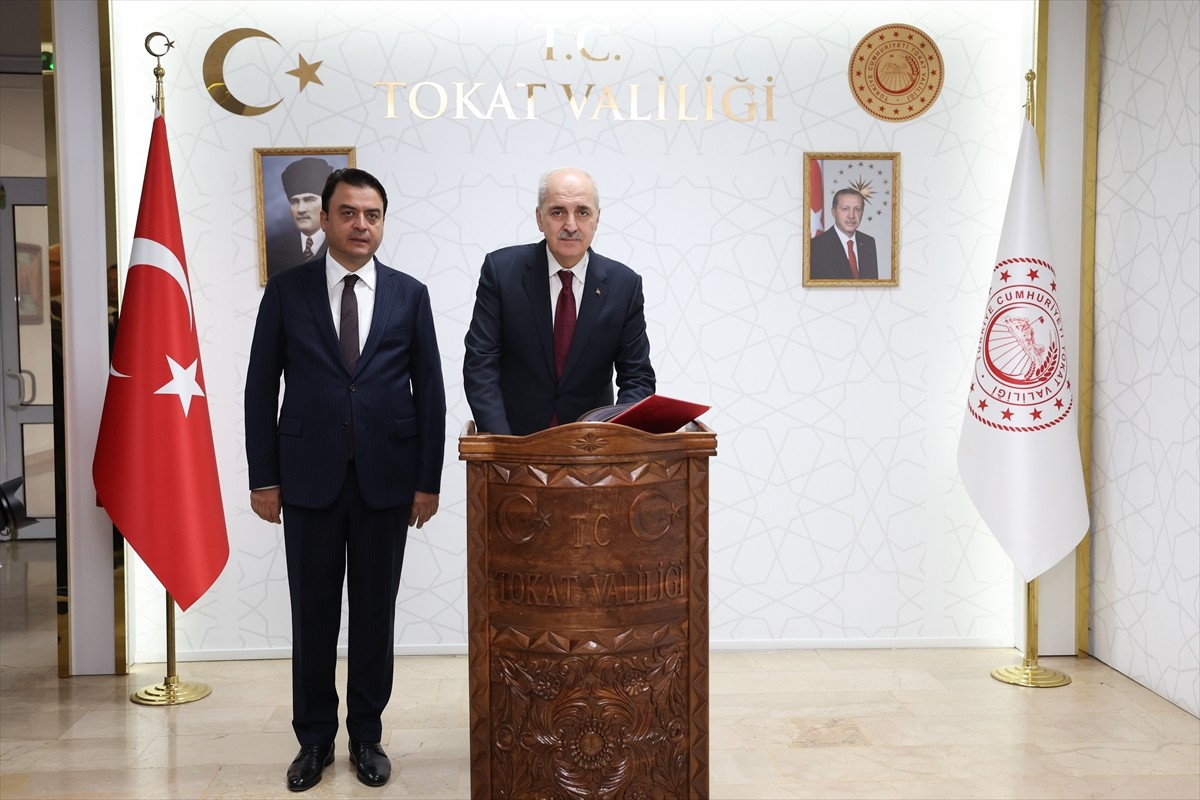 TBMM Başkanı Numan Kurtulmuş, çeşitli programlara katılmak üzere geldiği Tokat’ta, valiliği...