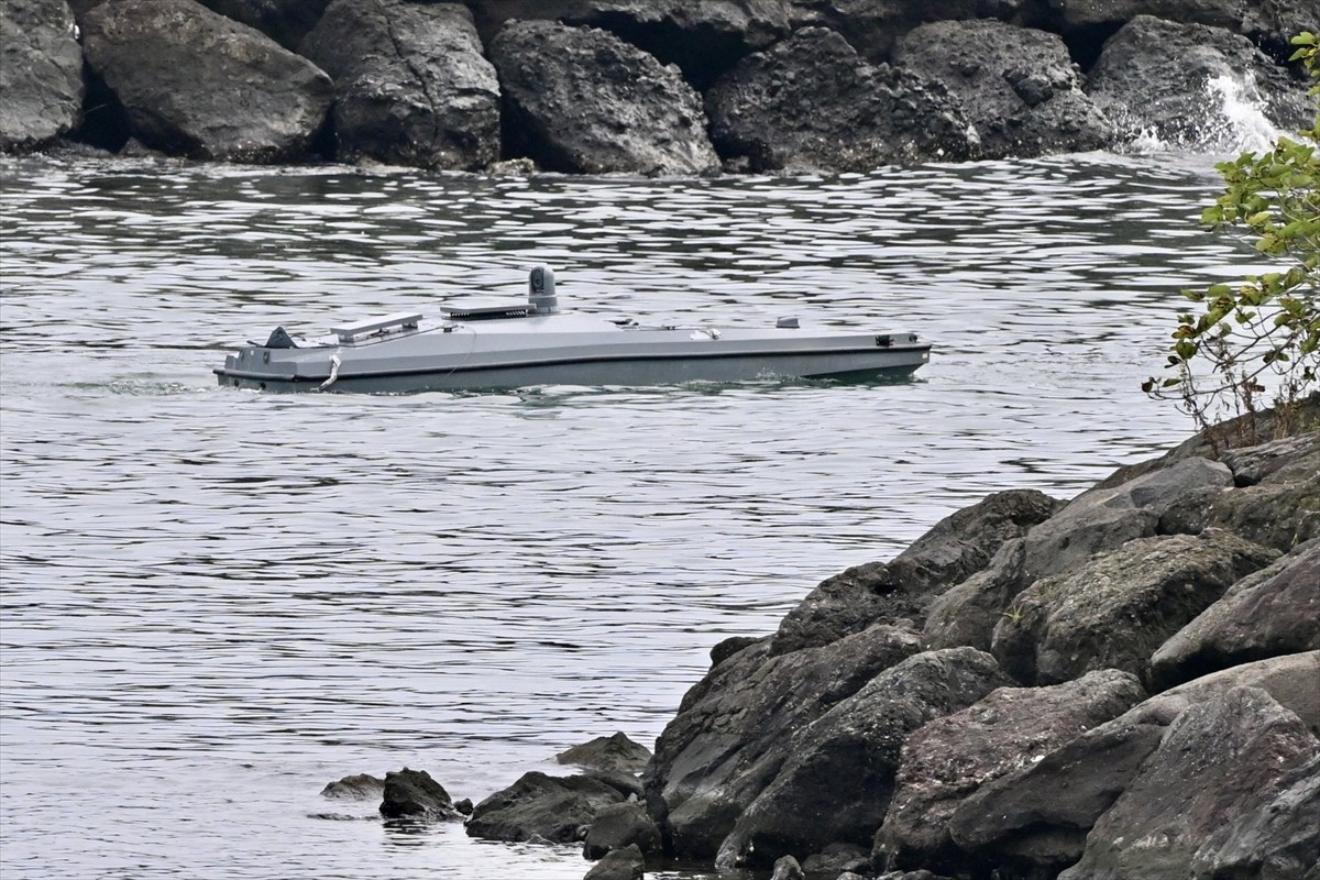 Trabzon'un Çarşıbaşı ilçesindeki Yoroz Limanı'ndan denize açılan balıkçılar tarafından bulunan...