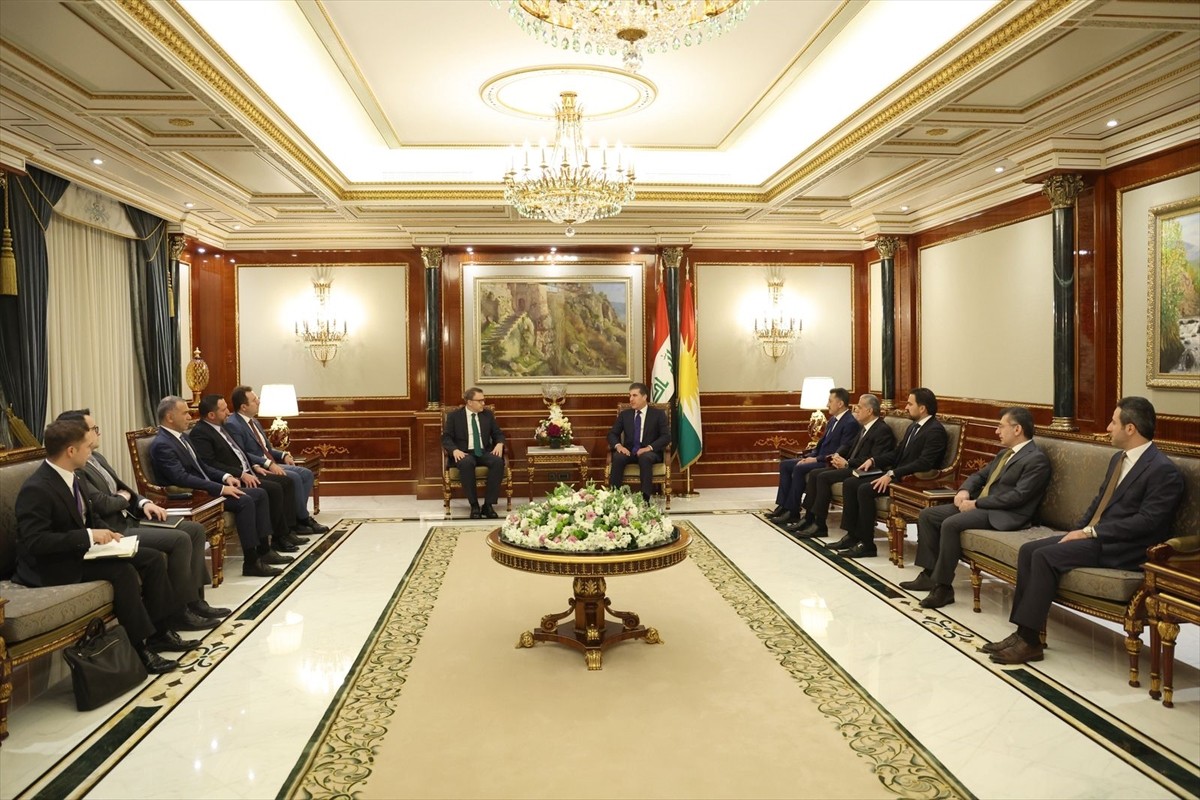 Türkiye’nin Bağdat Büyükelçisi Anıl Bora İnan, Irak Kürt Bölgesel Yönetimi (IKBY) Başkanı Neçirvan...