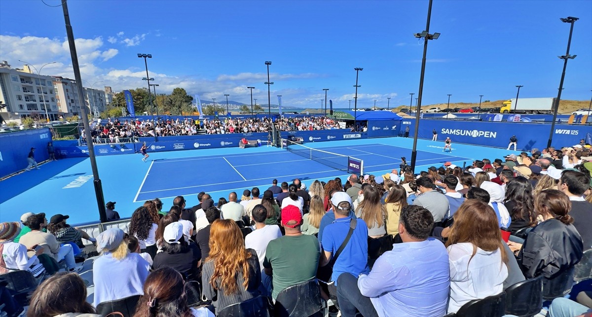 Uluslararası Samsun Açık WTA 125 Tenis Turnuvası tamamlandı. Bireyselde Slovenyalı Kaja Juvan, Çek...
