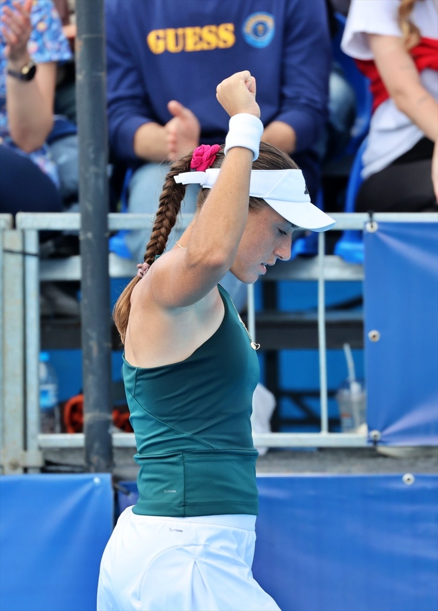 Uluslararası Samsun Açık WTA 125 Tenis Turnuvası tamamlandı. Bireyselde Slovenyalı Kaja Juvan, Çek...