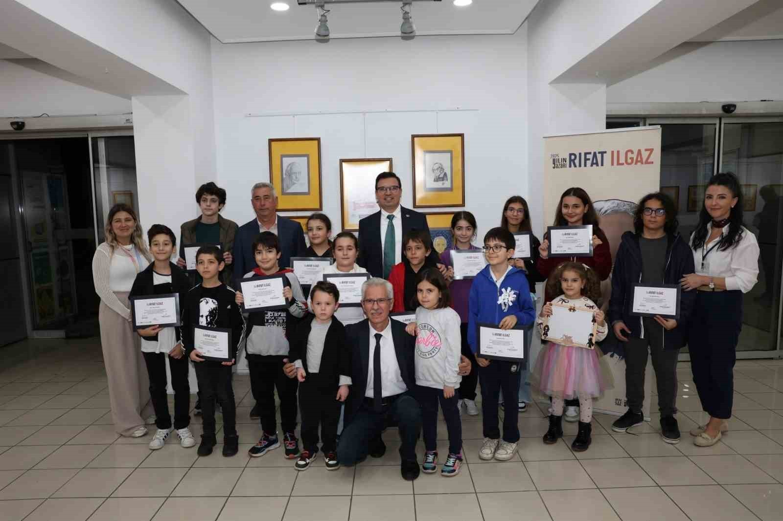 'YILIN YAZARI RIFAT ILGAZ' ETKİNLİKLERİ ÇERÇEVESİNDE DÜZENLENEN KARİKATÜR ATÖLYESİ SERGİSİ AÇILDI....