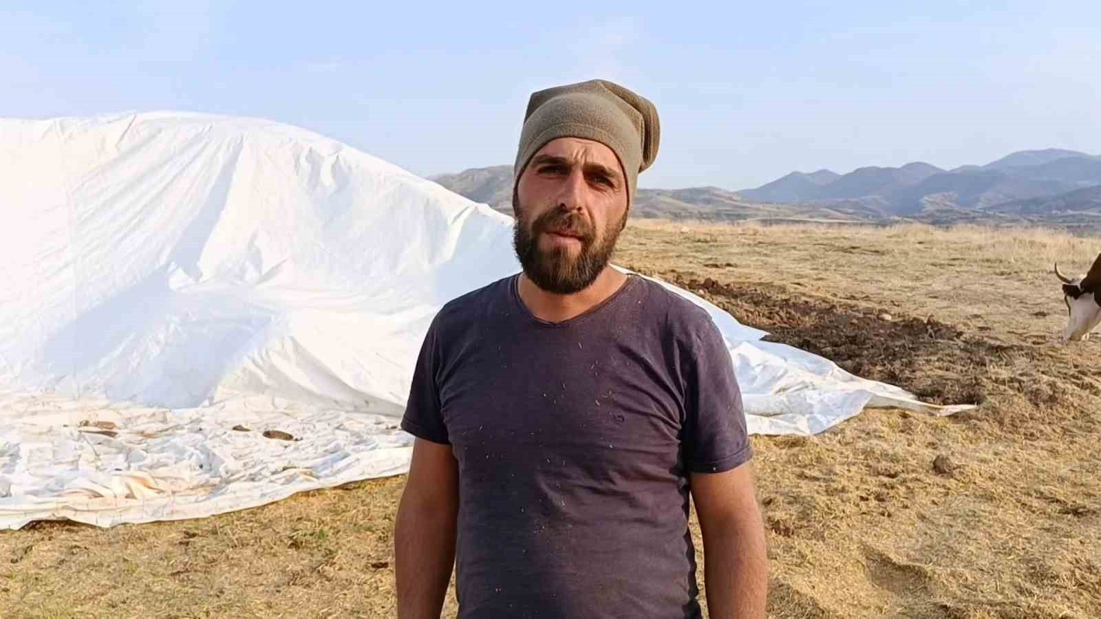 30 BÜYÜKBAŞ HAYVAN YETİŞTİRDİĞİNİ AKTARAN AHMET YILMAZ, " DÜN BİR TANE BÜYÜKBAŞ İNEĞİMİ KAYBETTİM....