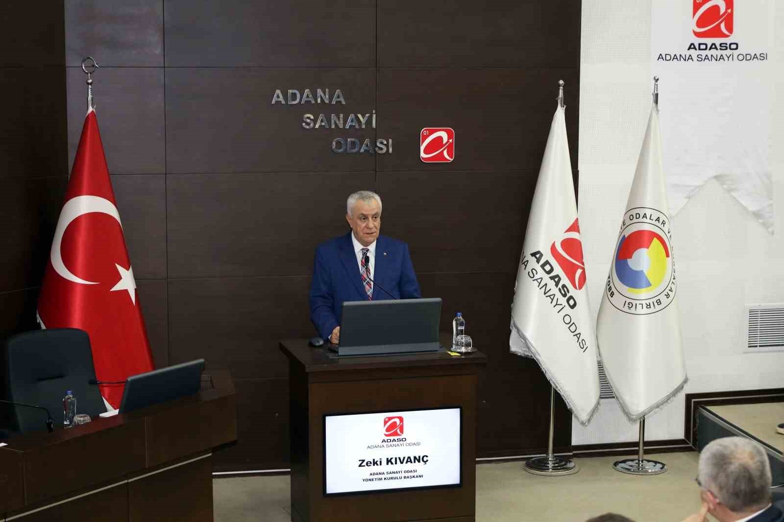 ADANA SANAYİ ODASI YÖNETİM KURULU BAŞKANI ZEKİ KIVANÇ, YENİ SİSTEMİ "ÜLKEMİZ AÇISINDAN BİR DÖNÜM...