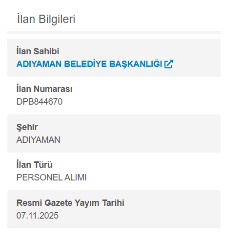 Adıyaman Belediyesi İtfaiye Alımı Müjdesi: KPSS 70 Puanla Kadın ve Erkek İtfaiye Eri Alınacak!