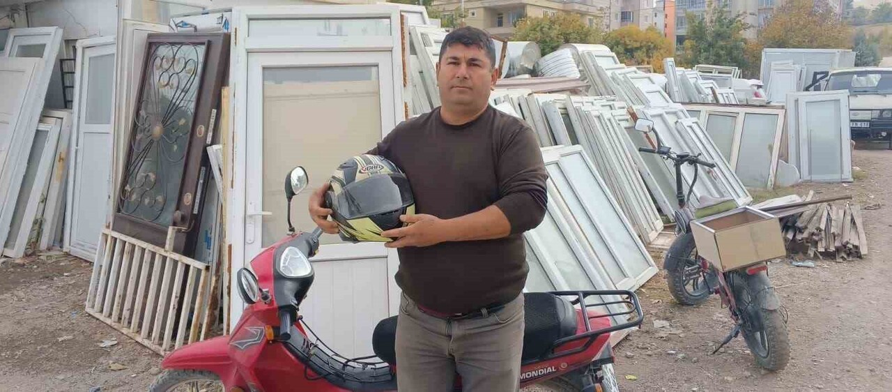 ADIYAMAN’IN GÖLBAŞI İLÇESİNDE KASKI OLMASINA RAĞMEN "KASKSIZLIK" GEREKÇESİYLE CEZA YAZILAN BİR...