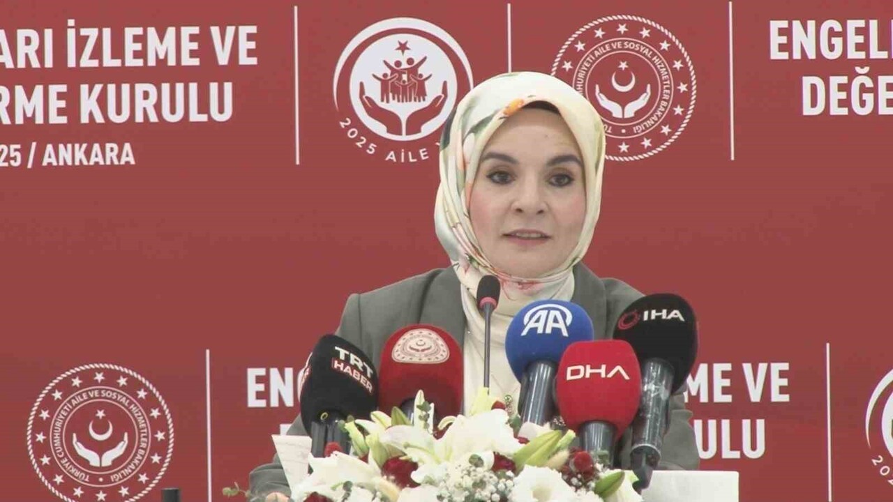 AİLE VE SOSYAL HİZMETLER BAKANI MAHİNUR ÖZDEMİR GÖKTAŞ, "BUGÜN ELE ALACAĞIMIZ KONULAR, ENGELLİ...