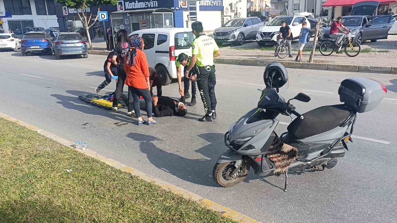 ANTALYA’NIN MANAVGAT İLÇESİNDE SEYİR HALİNDEKİ MOTOSİKLETİN DEVRİLMESİ SONUCU SÜRÜCÜ VE YOLCU...