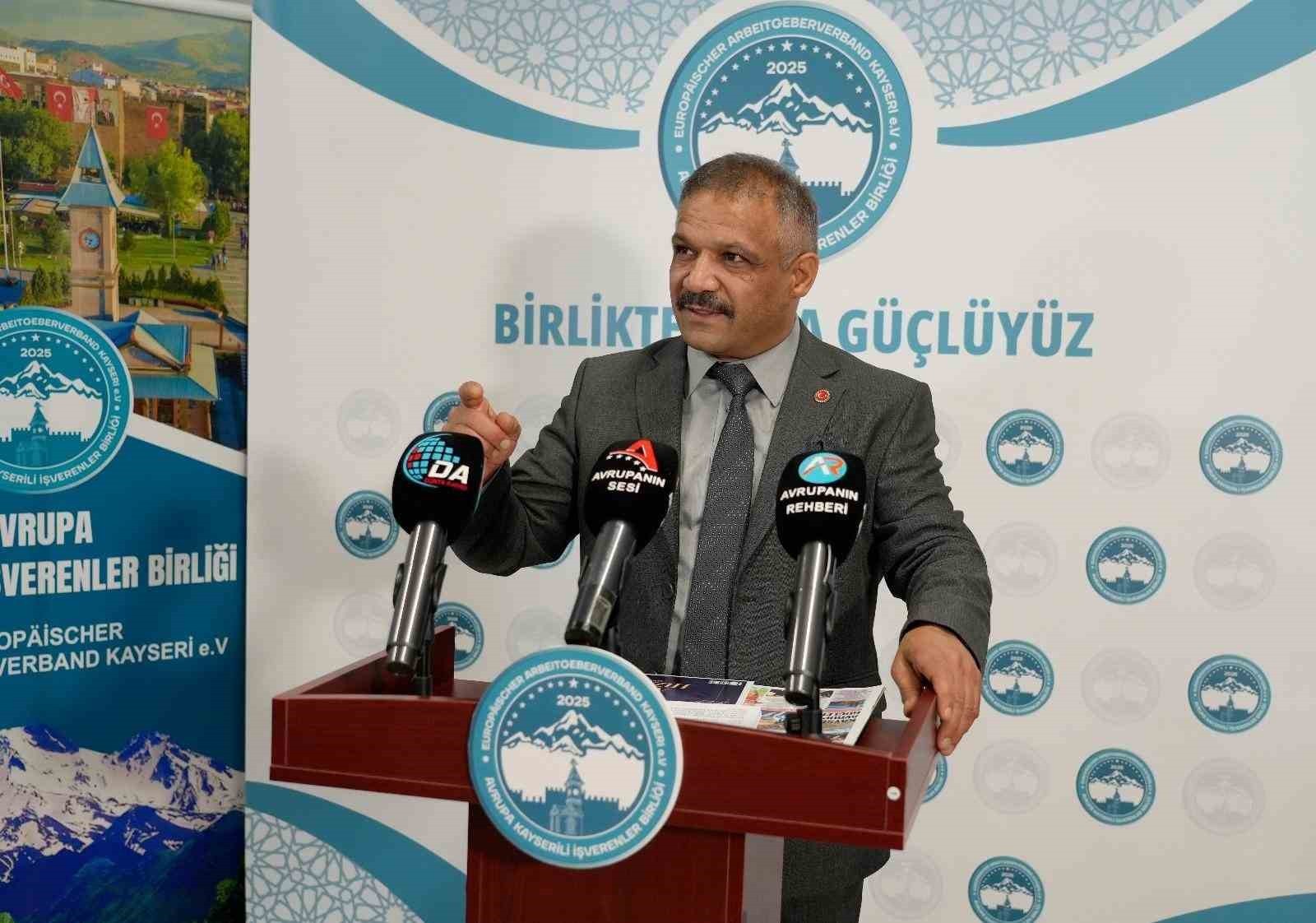 AVRUPA KAYSERİLİ İŞVERENLER BİRLİĞİ (AKİB) KURUCU GENEL BAŞKANI VE İŞ İNSANI ALİ HIZAR...