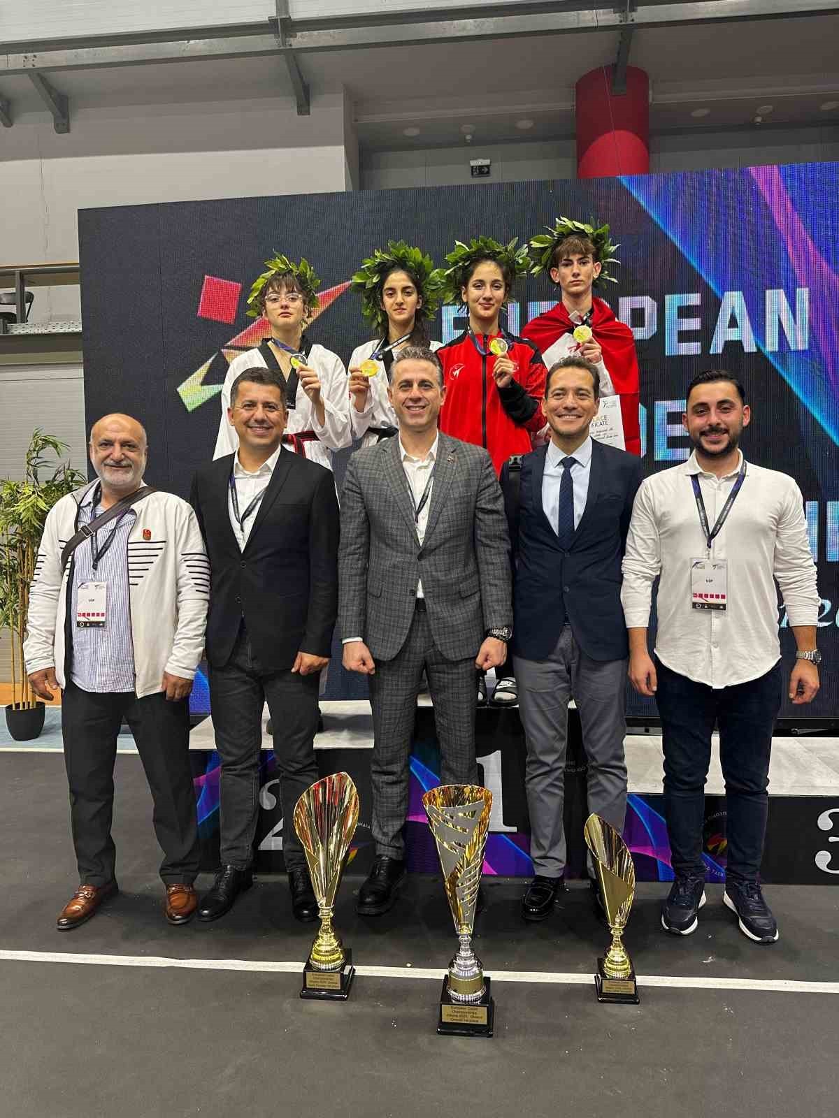 AVRUPA YILDIZLAR TAEKWONDO ŞAMPİYONASI’NIN SON GÜNÜNDE MİLLİ SPORCULAR İKİSİ ALTIN, DÖRT MADALYA...