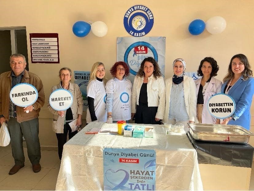 AYDIN DEVLET HASTANESİ DÜNYA DİYABET GÜNÜ KAPSAMINDA FARKINDALIK OLUŞTURMAK AMACIYLA BİLGİLENDİRME...