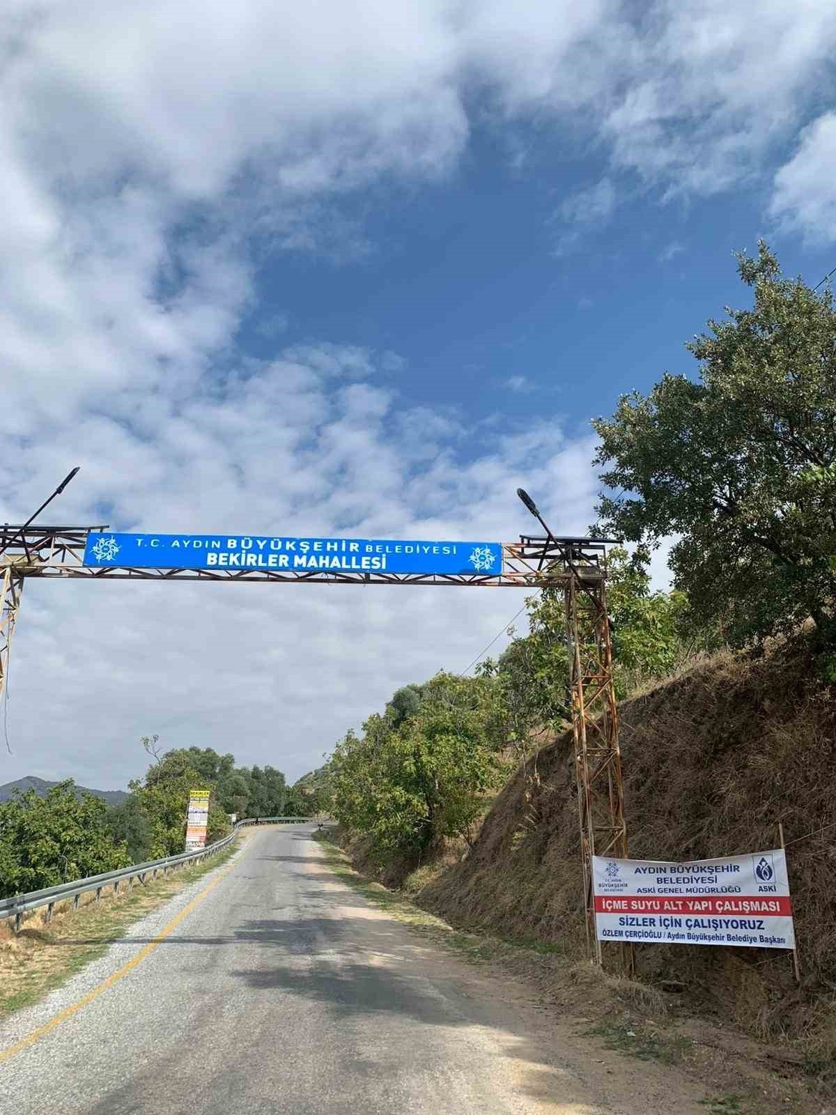 AYDIN’IN NAZİLLİ İLÇESİNE BAĞLI BEKİR MAHALLESİ’NDE YENİ İÇME SUYU TERFİ HATTI ÇALIŞMALARI...