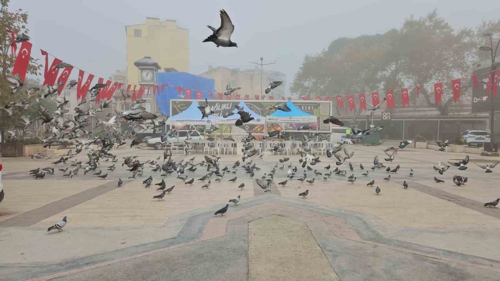 BALIKESİR’İN SINDIRGI İLÇESİNDE SABAH SAATLERİNDE ETKİLİ OLAN YOĞUN SİS, İLÇE GENELİNDE GÖRÜŞ...