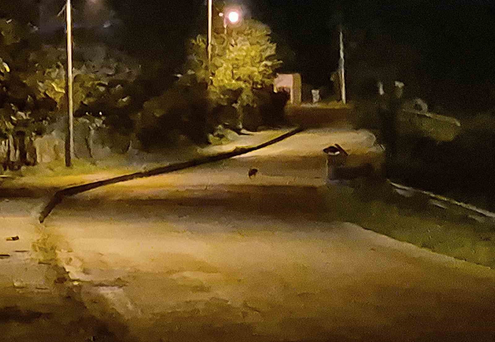 BARTIN'DA AÇ KALAN ÇAKALLAR, ŞEHİR MERKEZİNDE GÖRÜNTÜLENDİ.